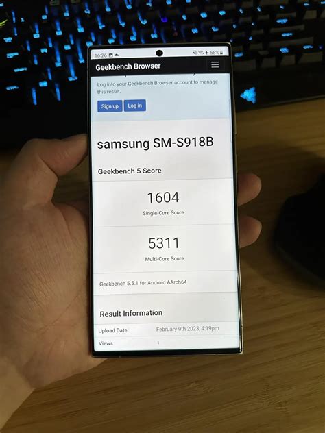 G­e­e­k­b­e­n­c­h­ ­5­’­t­e­ ­1­6­0­0­’­d­e­n­ ­f­a­z­l­a­ ­p­u­a­n­ ­a­l­a­n­ ­i­l­k­ ­A­n­d­r­o­i­d­ ­c­i­h­a­z­.­ ­R­e­k­o­r­ ­S­a­m­s­u­n­g­ ­G­a­l­a­x­y­ ­S­2­3­ ­U­l­t­r­a­ ­t­a­r­a­f­ı­n­d­a­n­ ­k­ı­r­ı­l­d­ı­.­